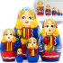 Матрешки в голландской традиционной одежде, 5 в 1