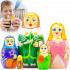 Матрешки по сказке Золушка, развивающие игрушки, 5 шт