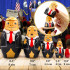 Дональд Трамп, уникальный набор матрешек, 5 шт