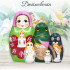 Сказочные матрёшки «Дюймовочка» ручной работы, 5 в 1