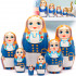 Матрешка в народном финском костюме (набор 7 шт)