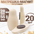 Набор 20 магнитов-заготовок в форме матрешки, 5,5 см
