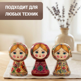 Деревянные заготовки фигурки женщин 6 см, набор 14 шт