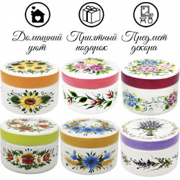 Шкатулки ручной росписи «Цветочная коллекция», набор 6 шт